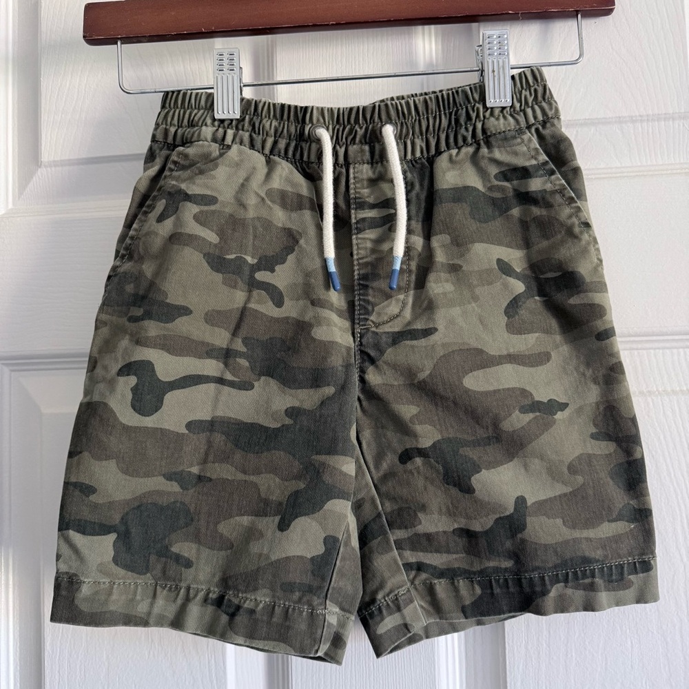GAP Green Camouflage Kids Shorts
